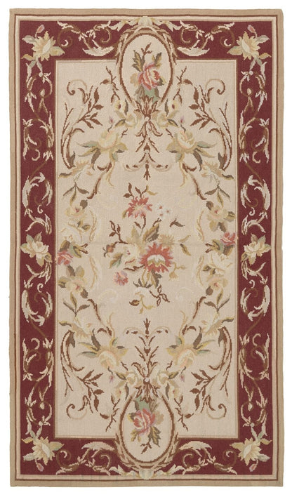 Tappeto Arazzo Aubusson - Arte tessile - Tessuto a Mano 153x87cm
