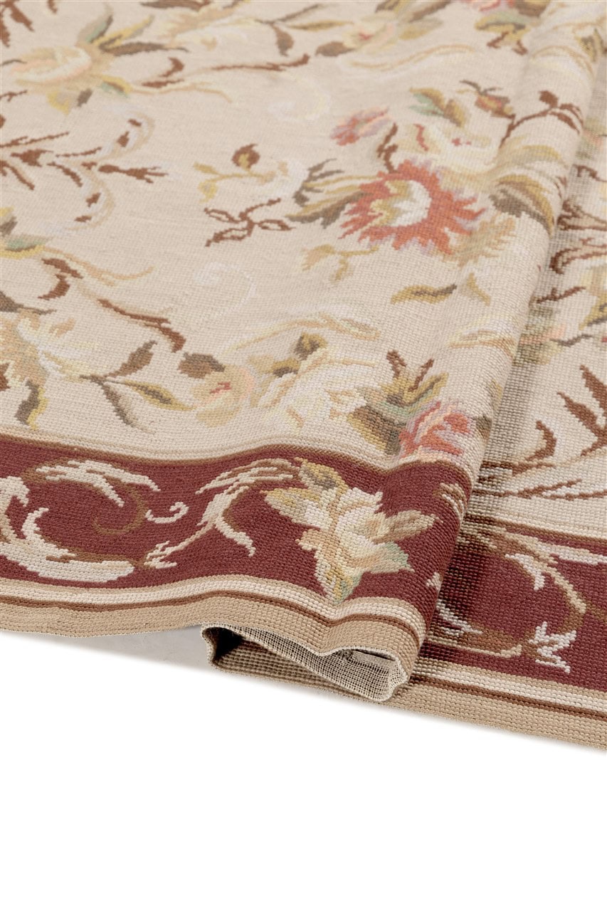 Tappeto Arazzo Aubusson - Arte tessile - Tessuto a Mano 153x87cm