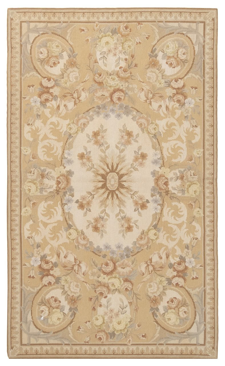 Tappeto Arazzo Aubusson - Arte tessile - Tessuto a Mano 155x93cm