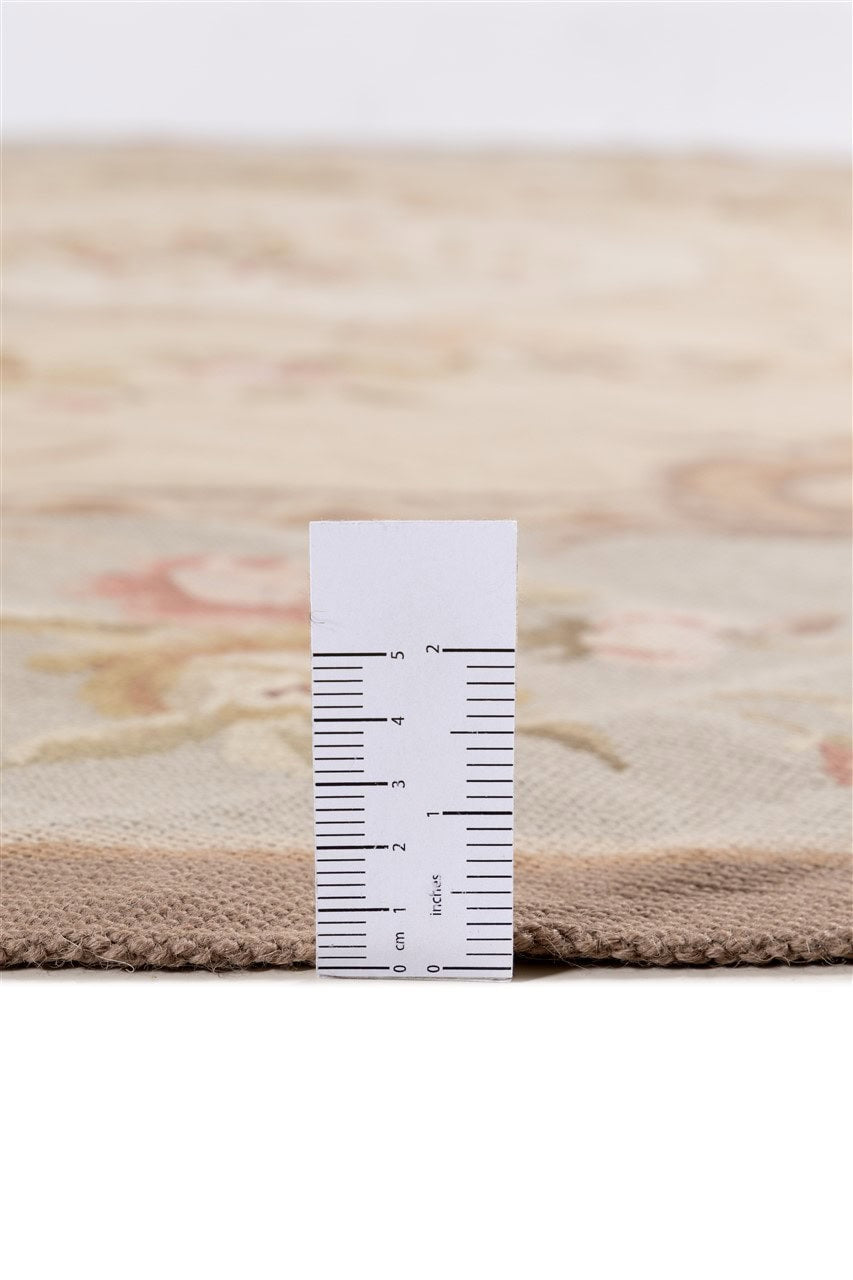 Tappeto Arazzo Aubusson Rotondo - Arte tessile - Tessuto a Mano 244x244cm