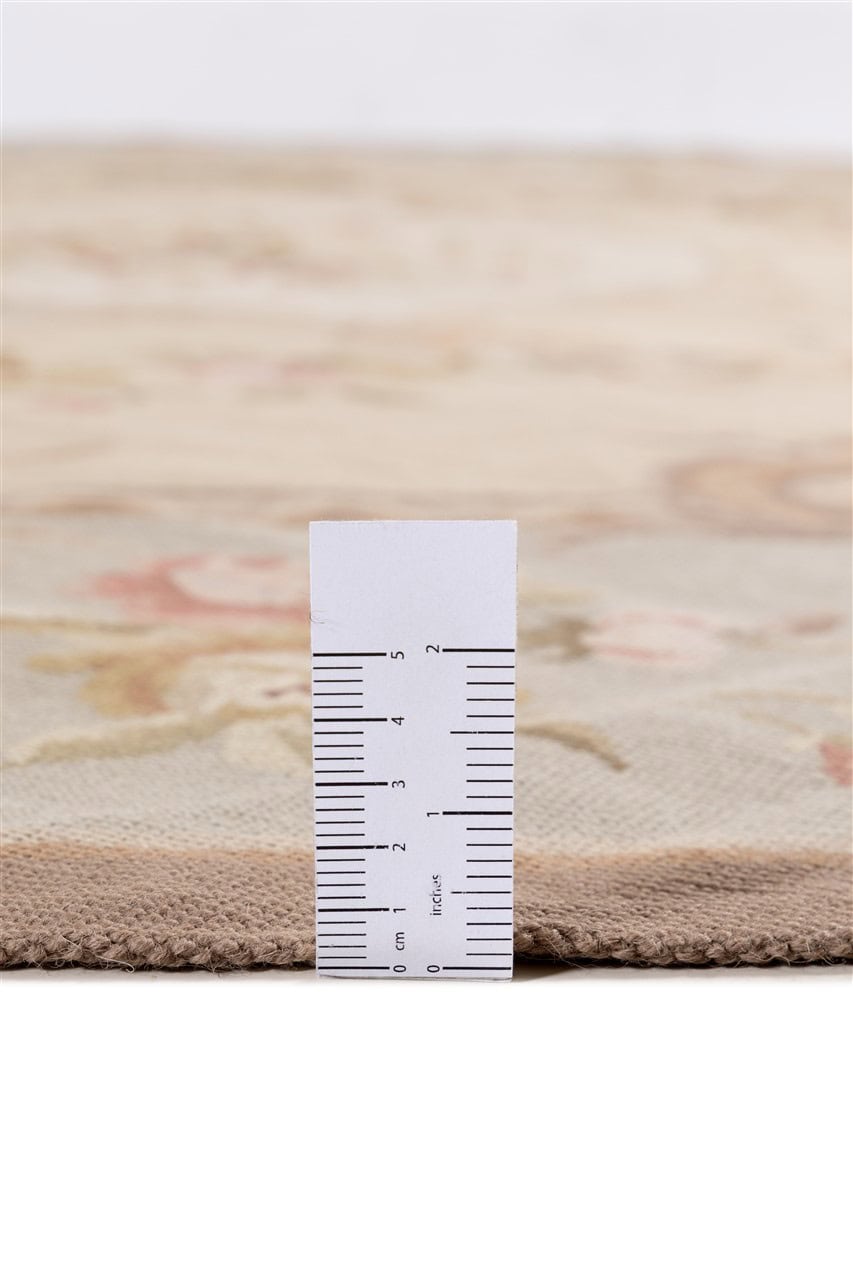 Tappeto Arazzo Aubusson Rotondo - Arte tessile - Tessuto a Mano 244x244cm