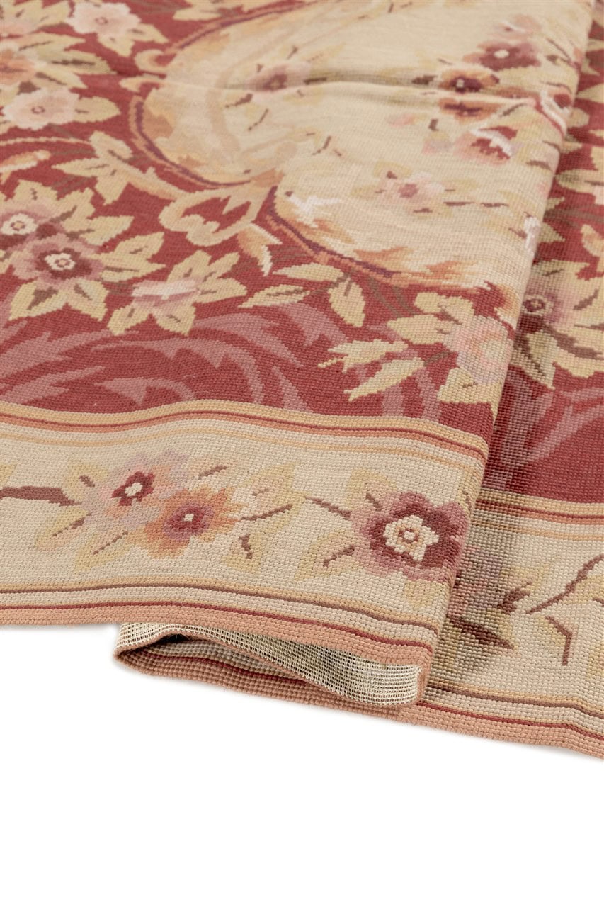 Tappeto Arazzo Aubusson - Arte tessile - Tessuto a Mano 180x121cm