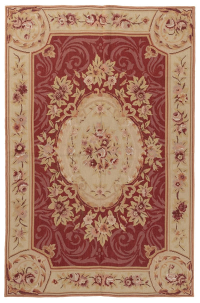 Tappeto Arazzo Aubusson - Arte tessile - Tessuto a Mano 183x120cm - CarpetLiving