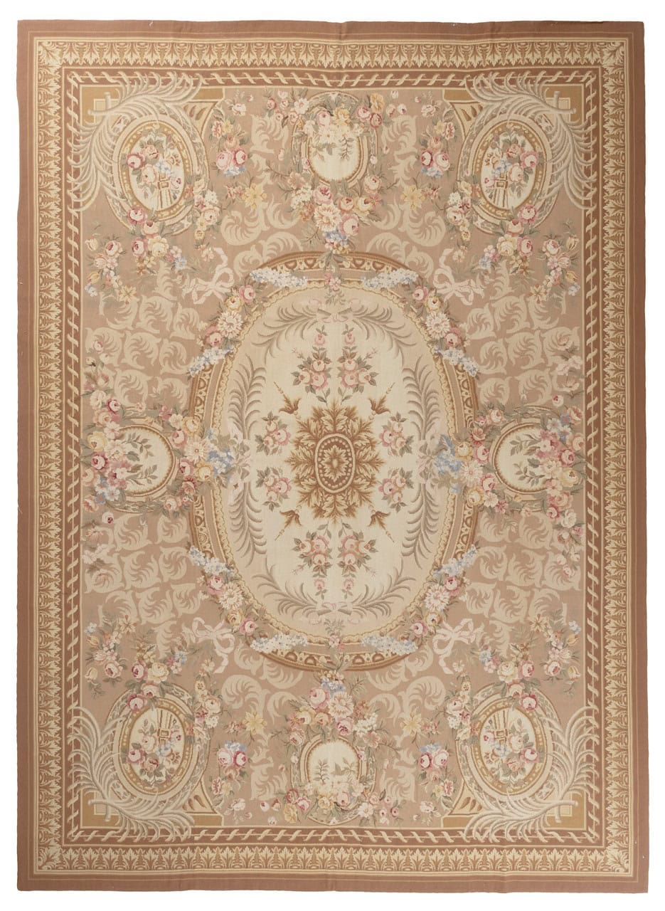Tappeto Arazzo Aubusson - Arte tessile - Tessuto a Mano 366x275cm