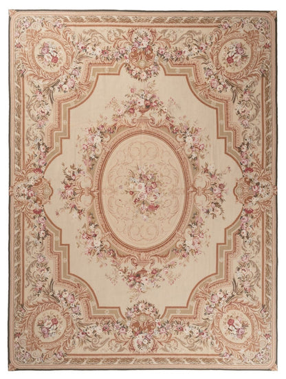 Tappeto Arazzo Aubusson - Arte tessile - Tessuto a Mano 366x275cm