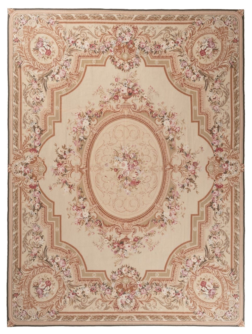 Tappeto Arazzo Aubusson - Arte tessile - Tessuto a Mano 366x275cm