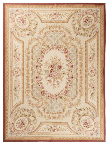 Tappeto Arazzo Aubusson - Arte tessile - Tessuto a Mano 366x275cm