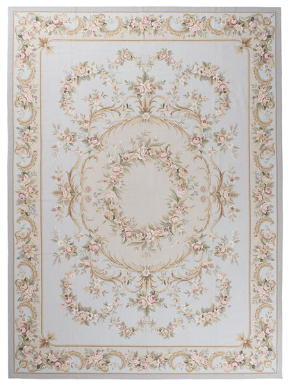 Tappeto Arazzo Aubusson - Arte tessile - Tessuto a Mano 366x275cm