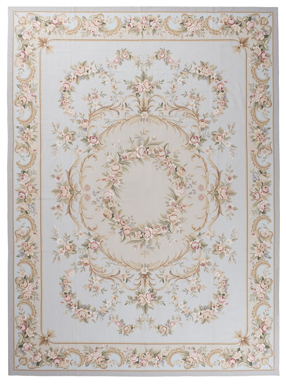 Tappeto Arazzo Aubusson - Arte tessile - Tessuto a Mano 366x275cm