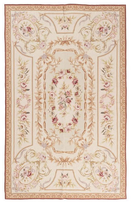 Tappeto Arazzo Aubusson - Arte tessile - Tessuto a Mano 244x153cm