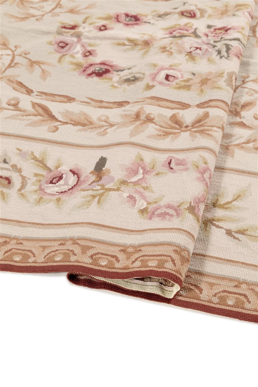 Tappeto Arazzo Aubusson - Arte tessile - Tessuto a Mano 244x153cm