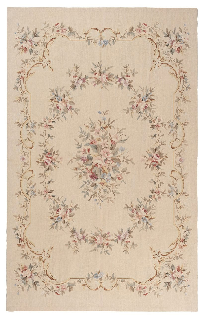 Tappeto Arazzo Aubusson - Arte tessile - Tessuto a Mano 302x242cm