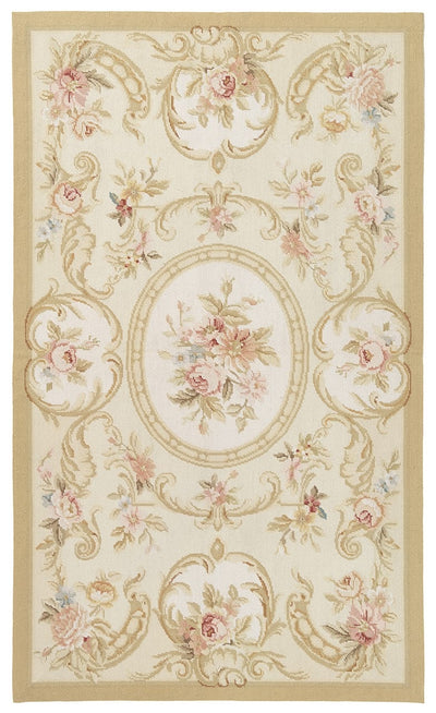 Tappeto Arazzo Aubusson - Arte tessile - Tessuto a Mano 151x89cm - CarpetLiving