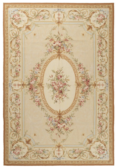 Tappeto Arazzo Aubusson - Arte tessile - Tessuto a Mano 278x183cm