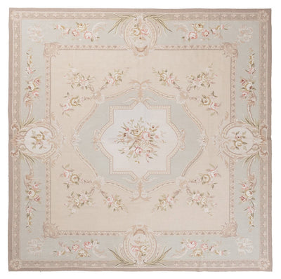 Tappeto Arazzo Aubusson - Arte tessile - Tessuto a Mano 240x240cm - CarpetLiving