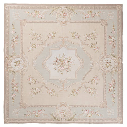 Tappeto Arazzo Aubusson - Arte tessile - Tessuto a Mano 240x240cm