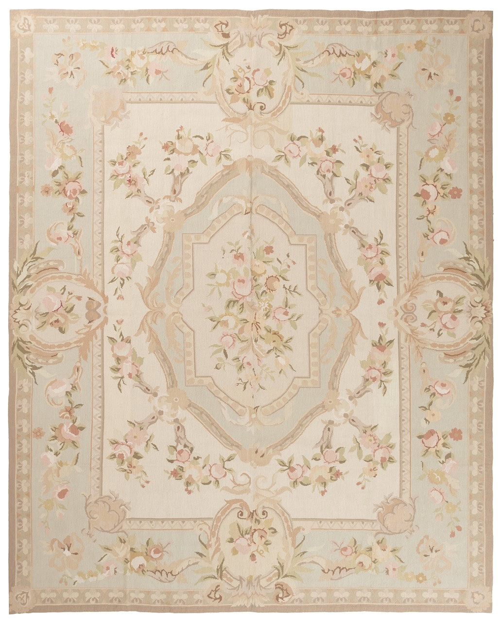 Tappeto Arazzo Aubusson - Arte tessile - Tessuto a Mano 209x208cm