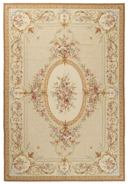 Tappeto Arazzo Aubusson - Arte tessile - Tessuto a Mano 282x185cm