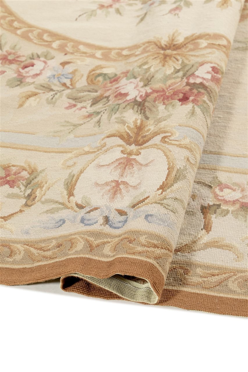 Tappeto Arazzo Aubusson - Arte tessile - Tessuto a Mano 282x185cm