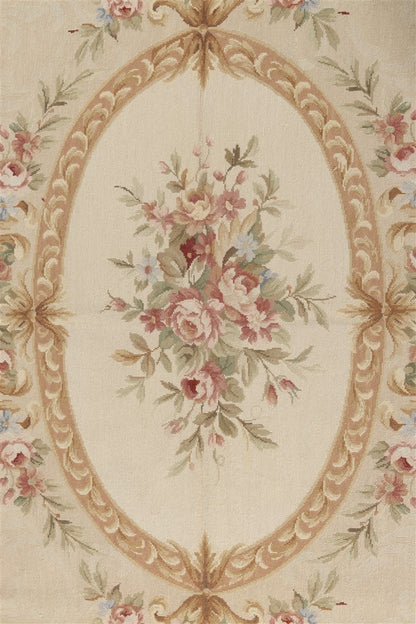 Tappeto Arazzo Aubusson - Arte tessile - Tessuto a Mano 282x185cm