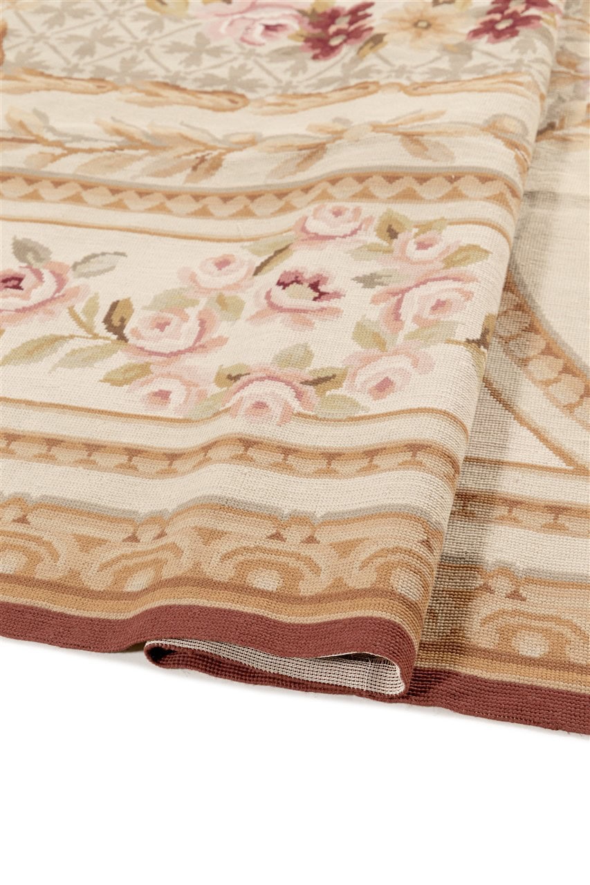 Tappeto Arazzo Aubusson - Arte tessile - Tessuto a Mano 308x238cm