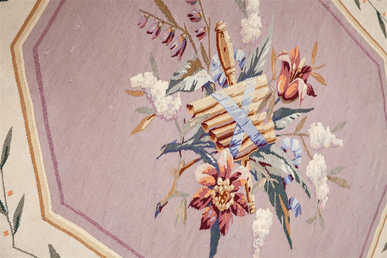 Authentic Antique French Rug 195x166cm