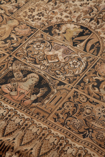 Authentic Antique French Rug 496x125cm