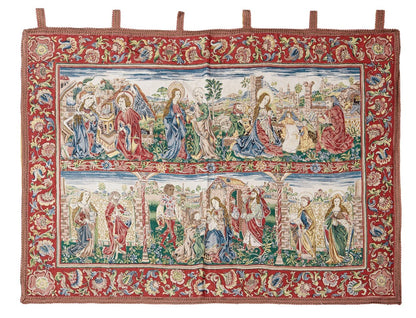 Authentic Antique French Rug 127x89cm