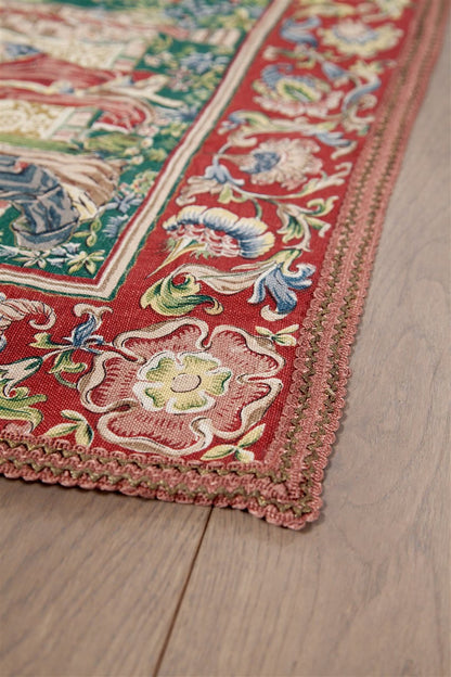 Authentic Antique French Rug 127x89cm
