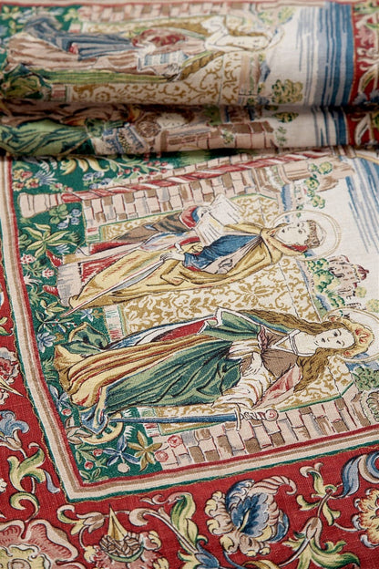 Authentic Antique French Rug 127x89cm