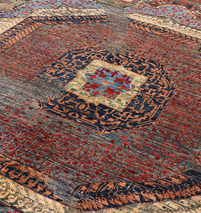 Tappeto Mamluk Moderno Multicolore, Fatto a mano, 295x248cm - CarpetLiving