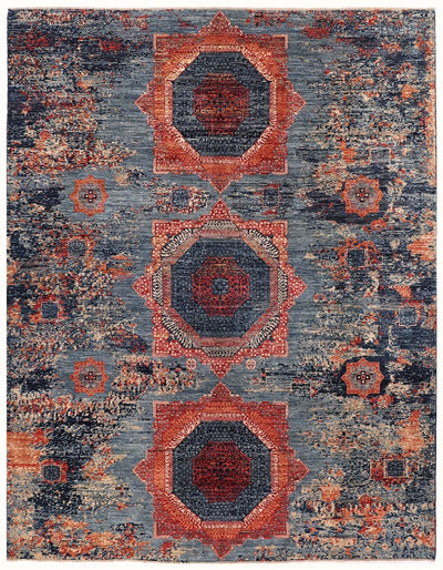 Tappeto Mamluk Moderno Multicolore, Fatto a mano, 301x232cm - CarpetLiving