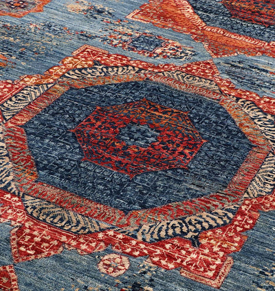 Tappeto Mamluk Moderno Multicolore, Fatto a mano, 301x232cm - CarpetLiving