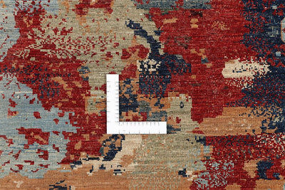 Tappeto Mamluk Moderno Multicolore, Fatto a mano, 426x296cm - CarpetLiving