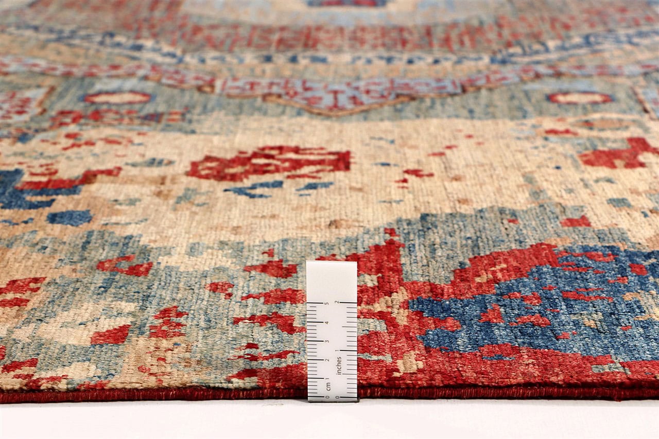 Tappeto Mamluk Moderno Multicolore, Fatto a mano, 417x295cm