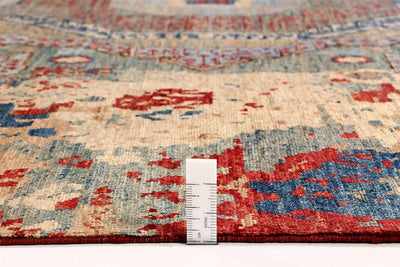 Tappeto Mamluk Moderno Multicolore, Fatto a mano, 417x295cm - CarpetLiving