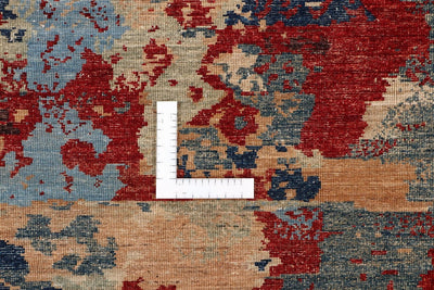 Tappeto Mamluk Moderno Multicolore, Fatto a mano, 417x295cm - CarpetLiving