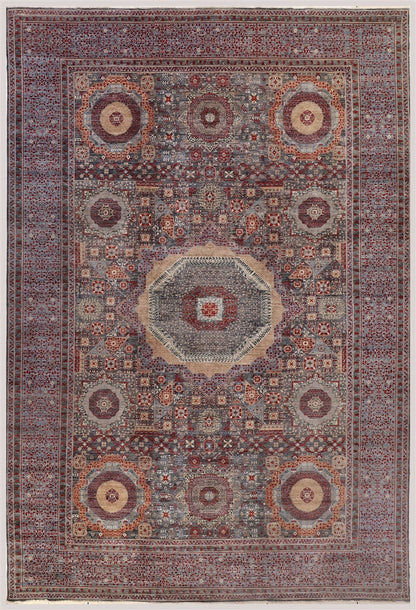 Tappeto Mamluk Moderno Multicolore, Fatto a mano, 541x359cm