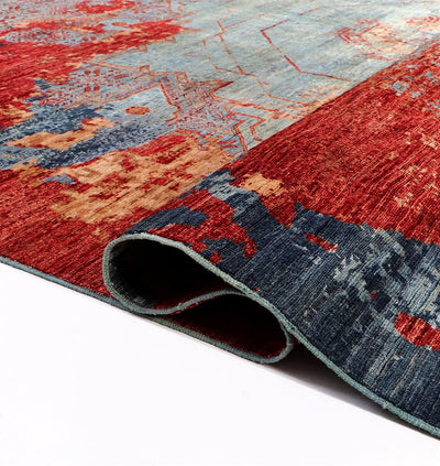 Tappeto Mamluk Moderno Multicolore, Fatto a mano, 349x274cm - CarpetLiving