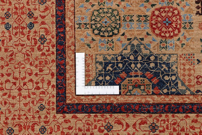 Tappeto Mamluk Moderno Multicolore, Fatto a mano, 357x271cm - CarpetLiving