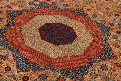 Tappeto Mamluk Moderno Multicolore, Fatto a mano, 357x271cm