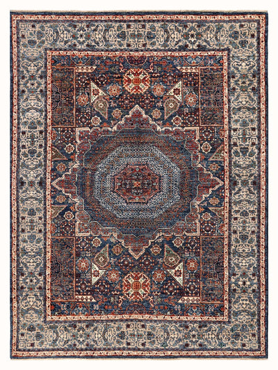 Tappeto Mamluk Moderno Multicolore, Fatto a mano, 202x148cm - CarpetLiving