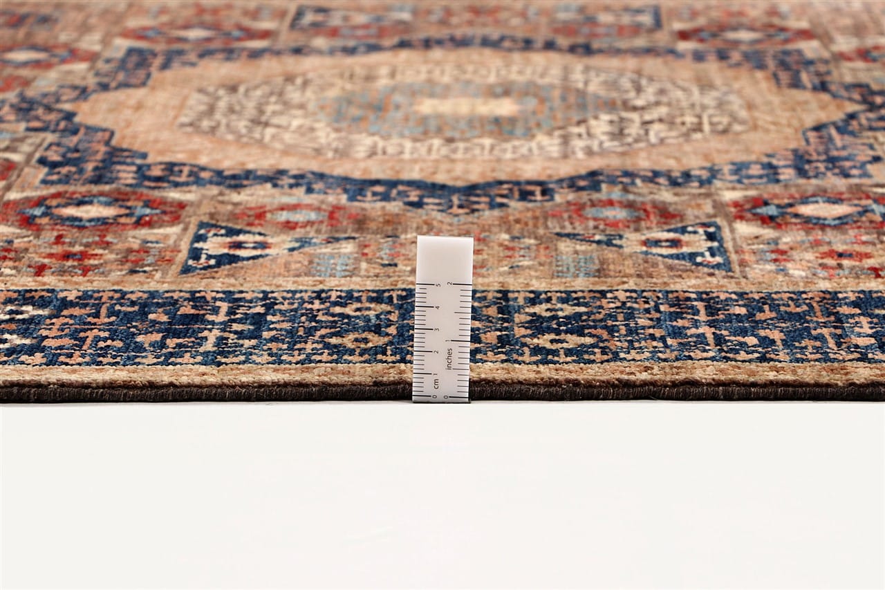 Tappeto Mamluk Moderno Multicolore, Fatto a mano, 205x146cm