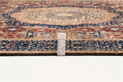 Tappeto Mamluk Moderno Multicolore, Fatto a mano, 205x146cm
