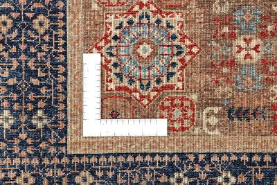 Tappeto Mamluk Moderno Multicolore, Fatto a mano, 205x146cm - CarpetLiving