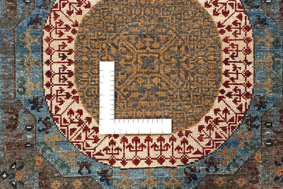 Tappeto Passatoia Mamluk Moderno Multicolore, Fatto a mano, 899x77cm - CarpetLiving