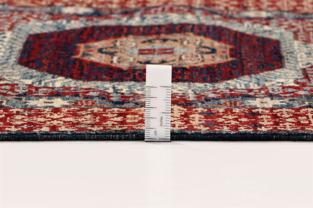 Tappeto Passatoia Mamluk Moderno Multicolore, Fatto a mano, 556x78cm