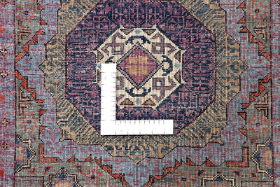 Tappeto Passatoia Mamluk Moderno Multicolore, Fatto a mano, 897x75cm - CarpetLiving