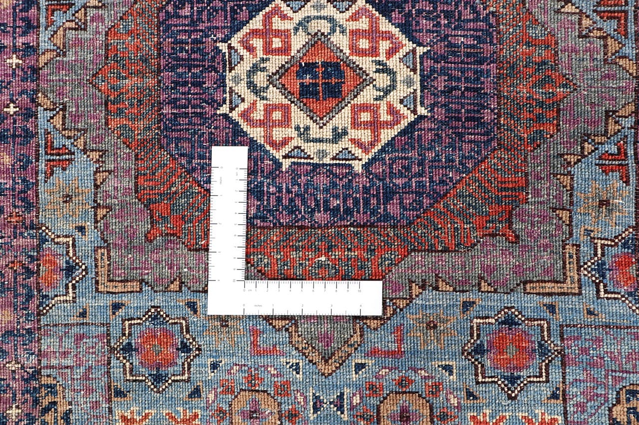 Tappeto Passatoia Mamluk Moderno Multicolore, Fatto a mano, 899x74cm