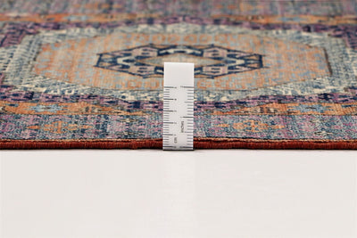 Tappeto Passatoia Mamluk Moderno Multicolore, Fatto a mano, 987x78cm